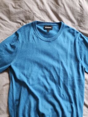 Bonobos Men’s Crewneck Sweater in Sky Blue